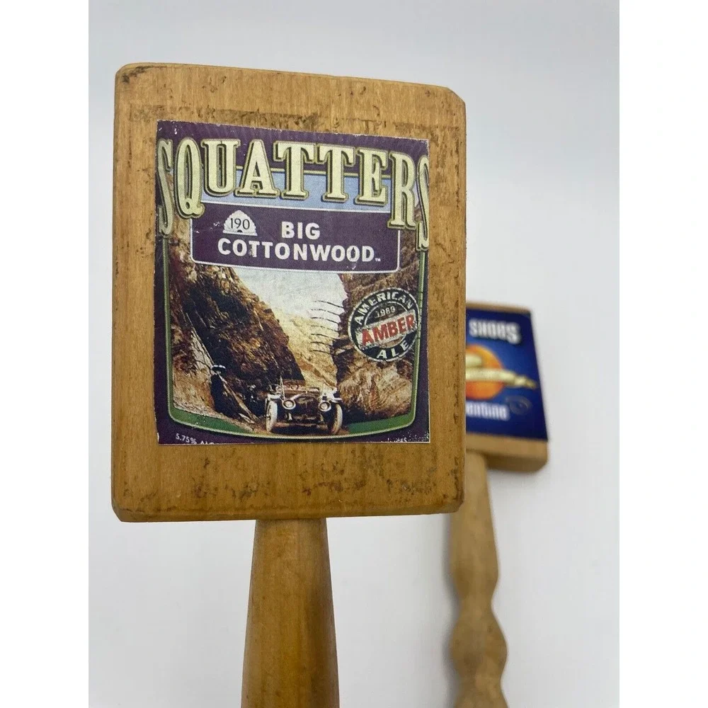 Squatters Clown Shoes Beer Tap‎ Handles Wood Bar Decor Craft Brewery